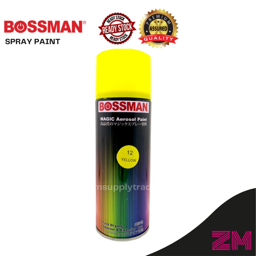 BOSSMAN BAIDE 400ml Magic Aerosol Spray Paint Fast Dry Interior