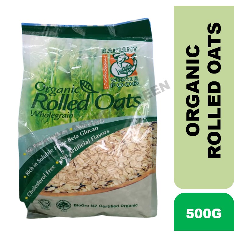 Radiant Organic Rolled Oats Wholegrain G Halal Organic Certified