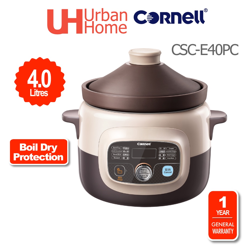 Cornell Purple Clay Digital Slow Cooker L L Csc E Pc Csc E Pc