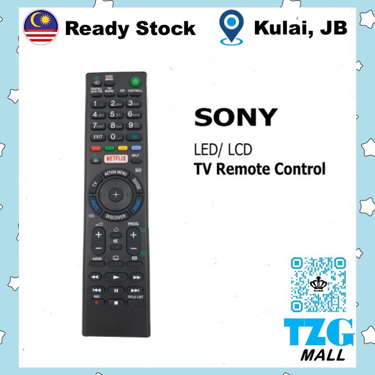 Sony Led Uhd Smart Tv Remote Control D Netflix Shopee Malaysia