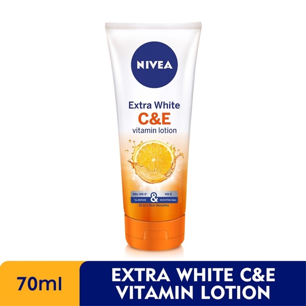 NIVEA Extra Bright C E Vitamin Lotion 70ml Shopee Malaysia