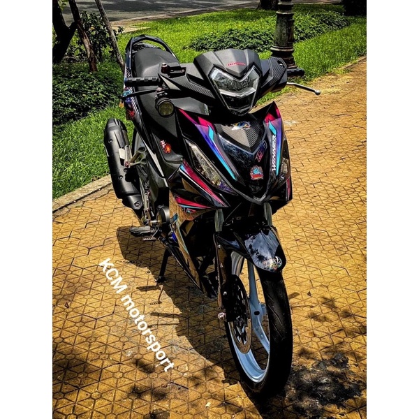 Coverset Hld Honda Rs V V Winner Rainbow Siap Tampal Shopee