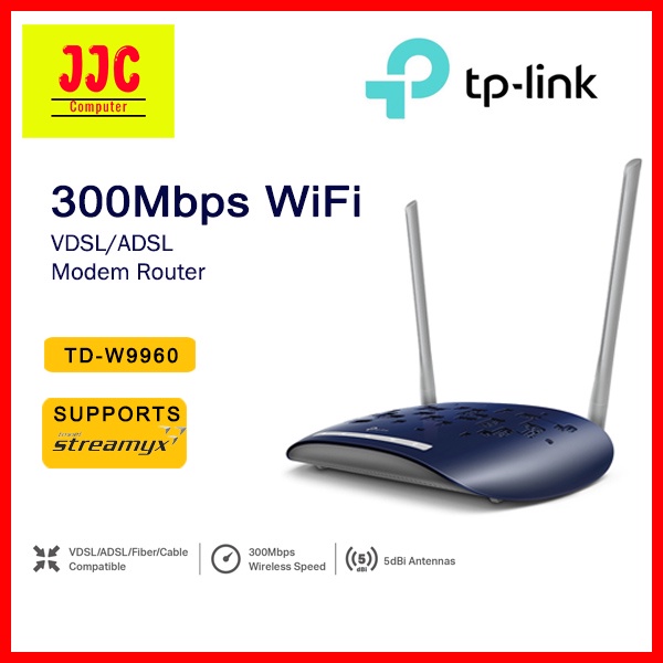 Tp Link Td W Mbps Wifi Vdsl Adsl Modem Router Shopee Malaysia