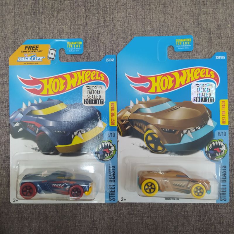 Hot Wheels Growler 2017 FACTORY SEALED STREET BEASTS Shopee Malaysia