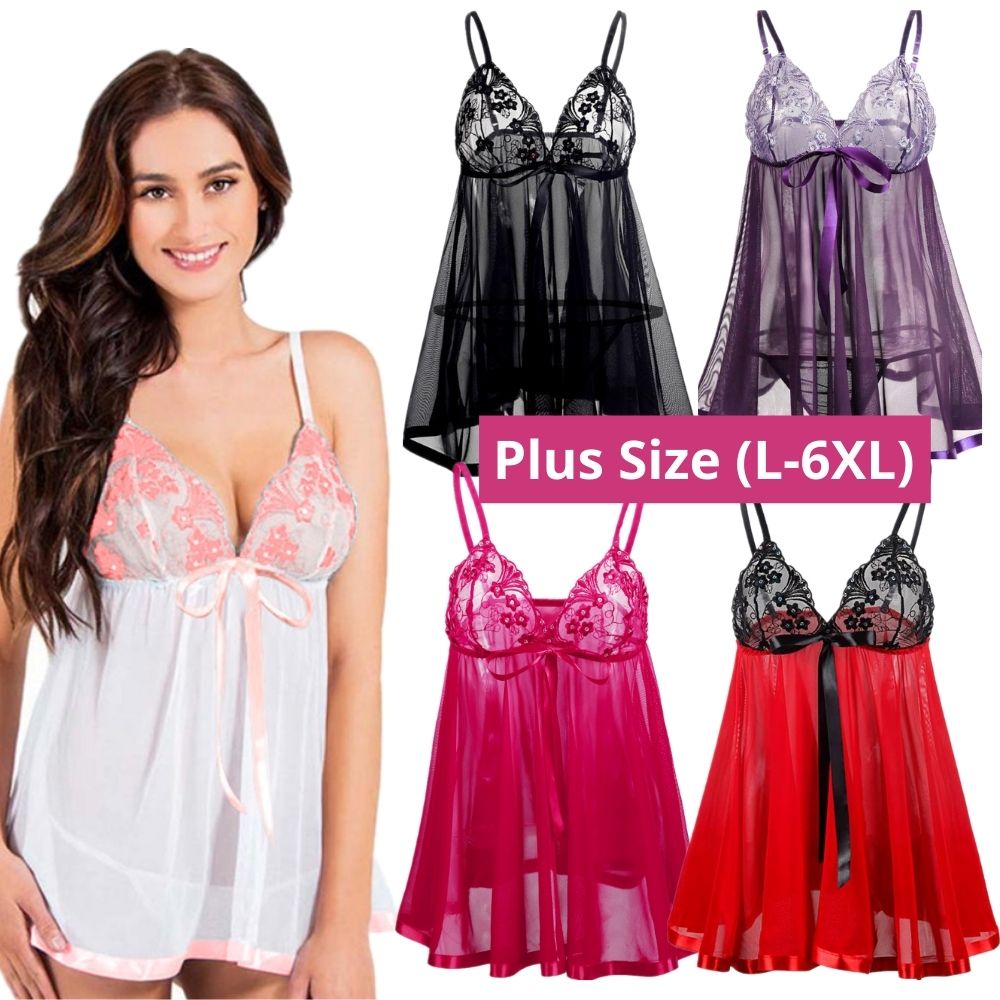 Ready Stock Plus Size Sexy Lingerie Sexy Sleepwear Sexy Nightwear Sexy