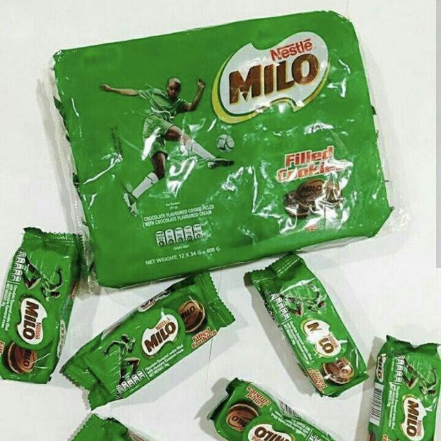 Milo Sandwich Cookies NESTLE 12x 34g Imported Shopee Malaysia