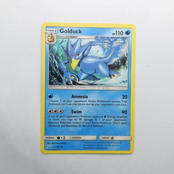 Pokemon Tcg Golduck 27 181 Uncommon Reverse Holo Shopee Malaysia