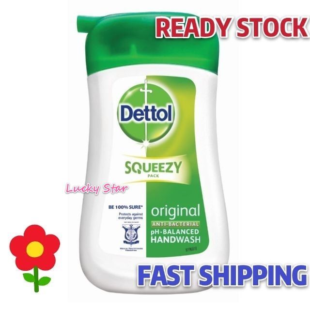 Dettol Hand Wash Squeezy Original Antibacterial Ml Ready Stock