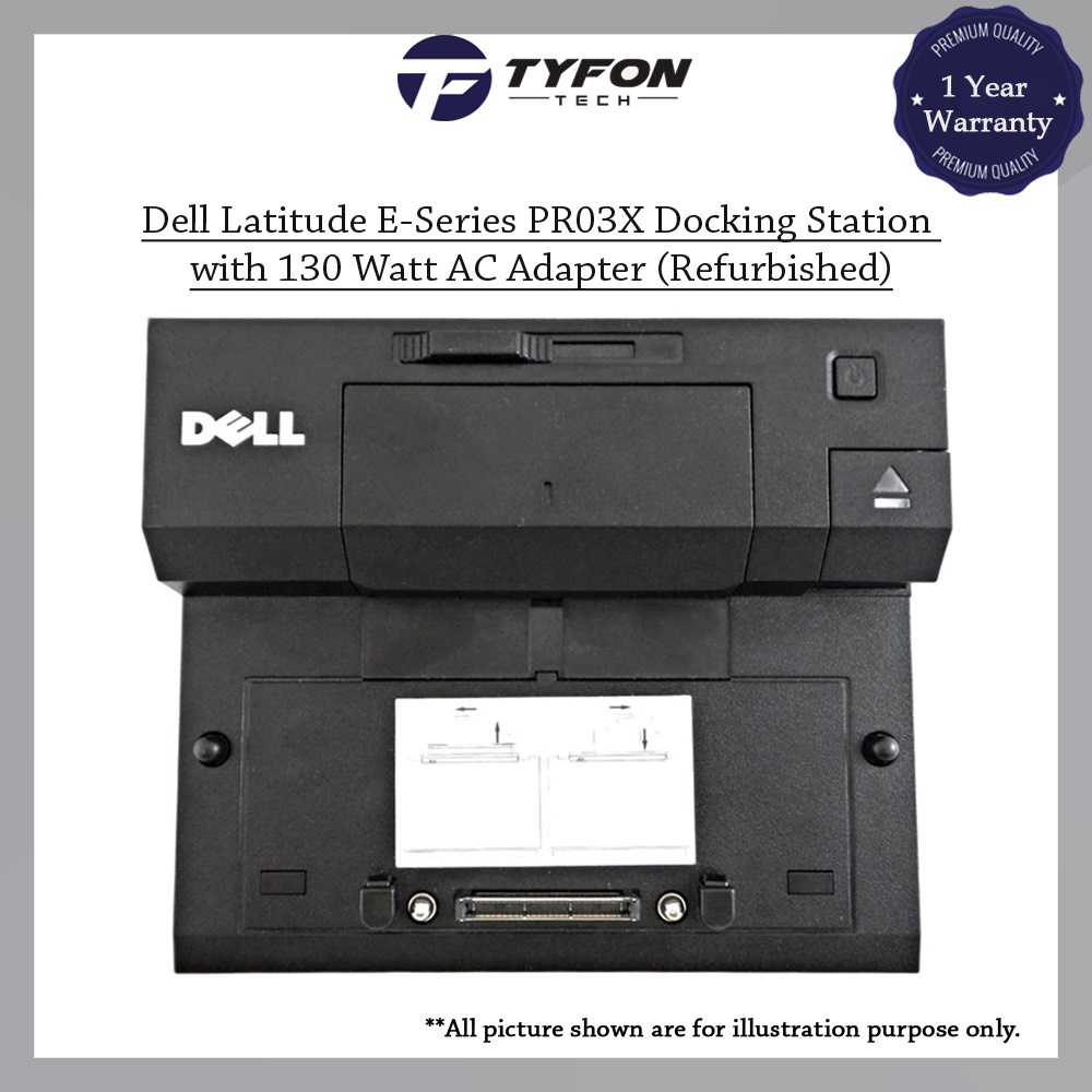 Dell Latitude E Series Pr X Docking Station With Watt Ac Adapter