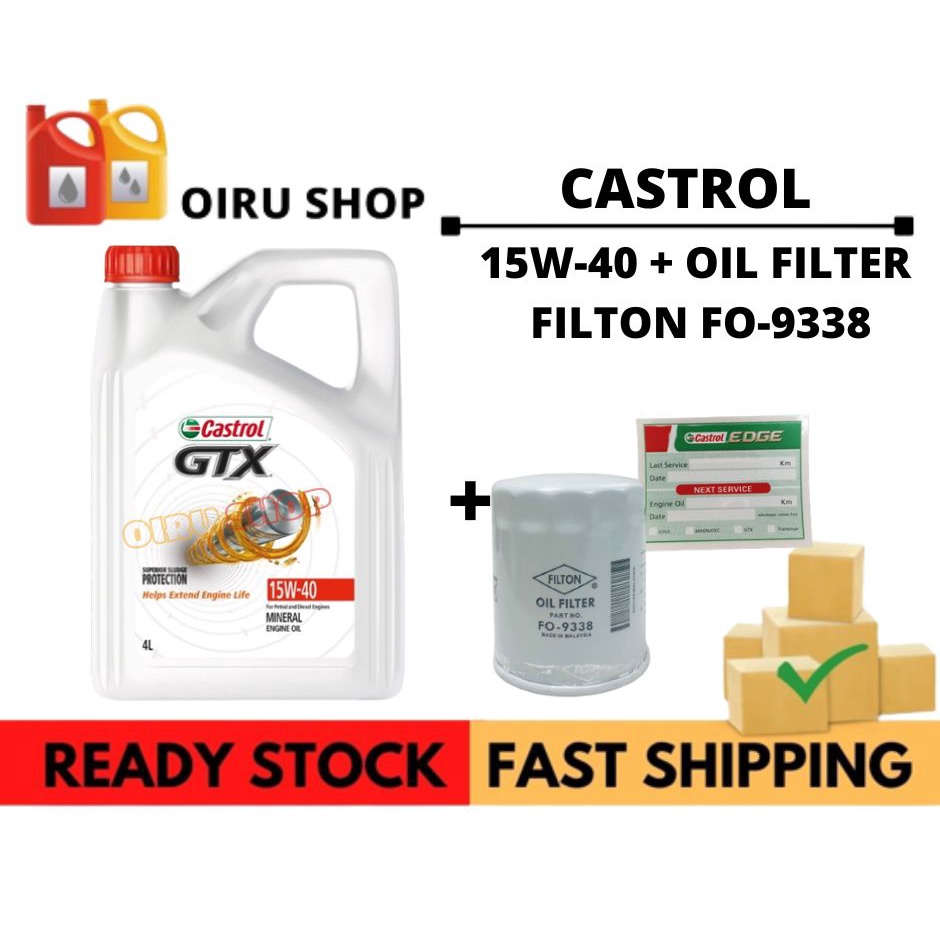 Cs Gtx W Api Sn Cf Engine Oil Mineral L Oil Filter Filton