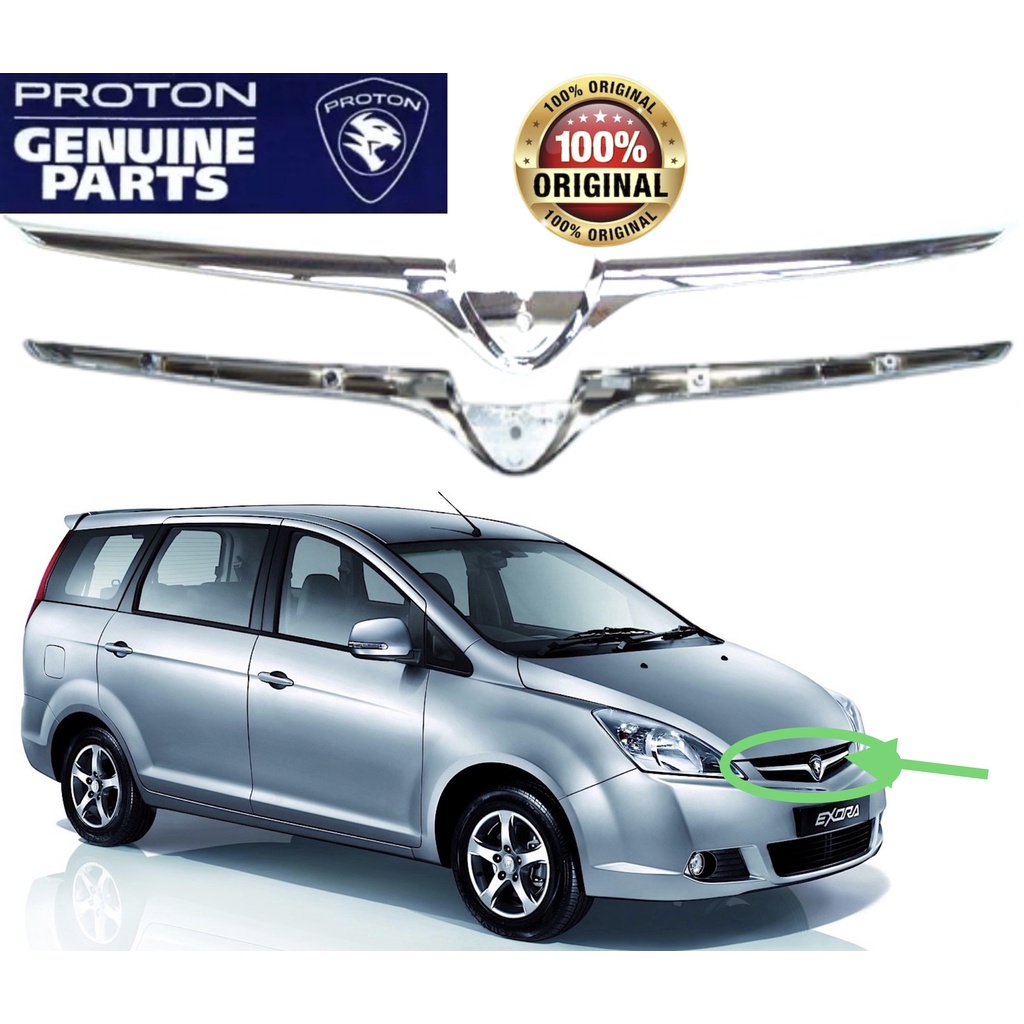 Proton Exora Original Grille Crome Moulding New Shopee