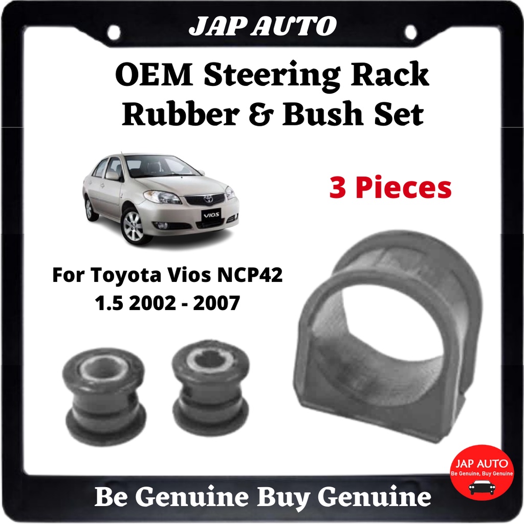 Steering Rack Rubber Bush Set Oem Biji Toyota Vios Ncp