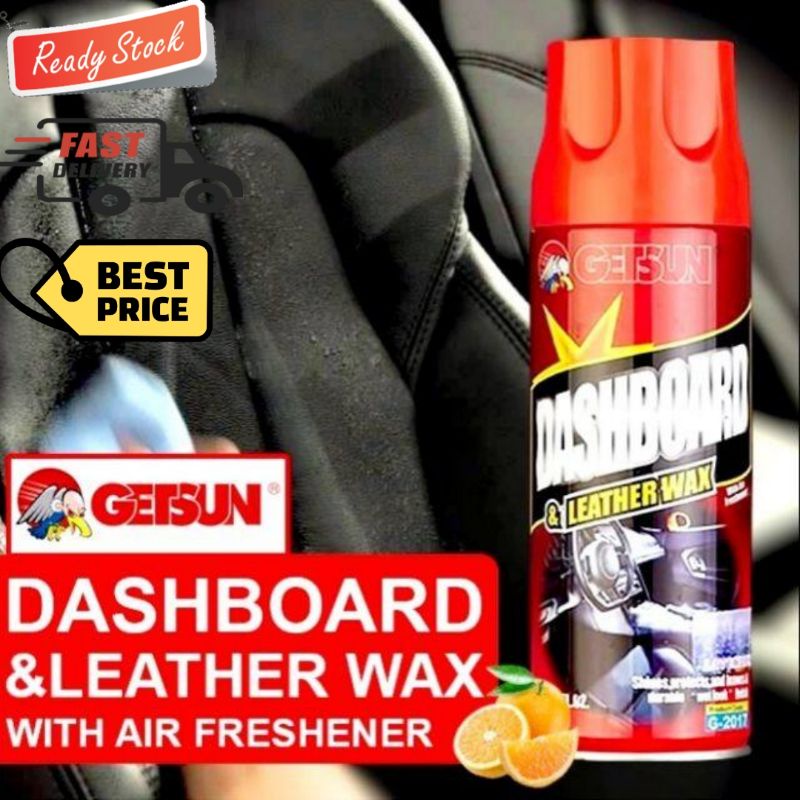 Getsun Dashboard Polish Leather Wax Kereta Wax Car Wash Car