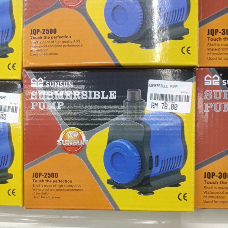 Sunsun Jqp Series Submersible Aquarium Water Pump Shopee Malaysia