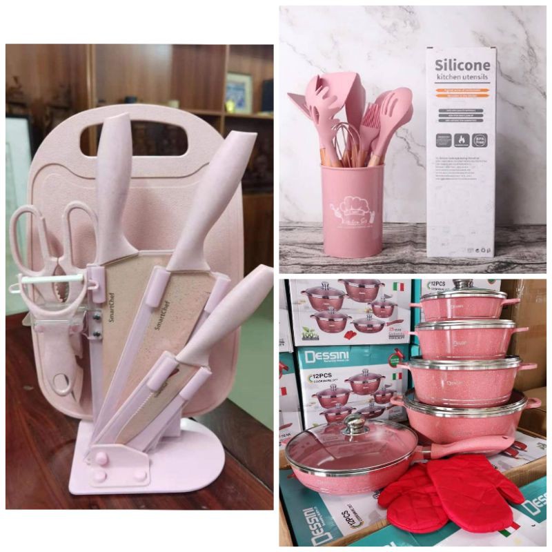 Combo Kitchen Utensil Set Dessini Smartchef Shopee Malaysia