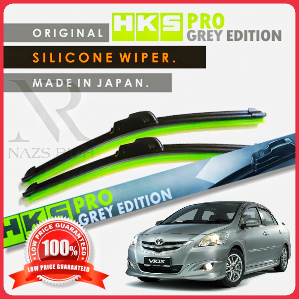 Vios Ncp Wiper Silicone Original Hks Pair Size Made In