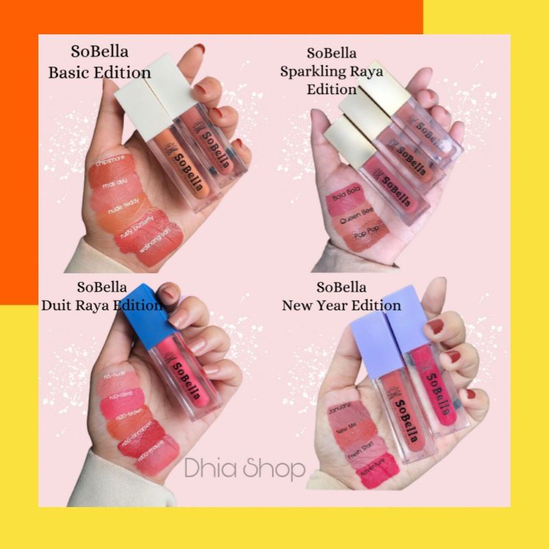 Sobella Lipmatte Hot Edition 6 0 Sinaran Raya Walinong Sari Nude Teddy