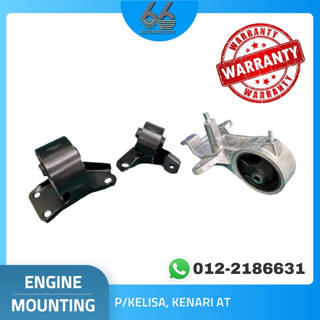 ENGINE MOUNTING PERODUA KELISA KENARI AUTO MANUAL SET MADE IN MALAYSIA