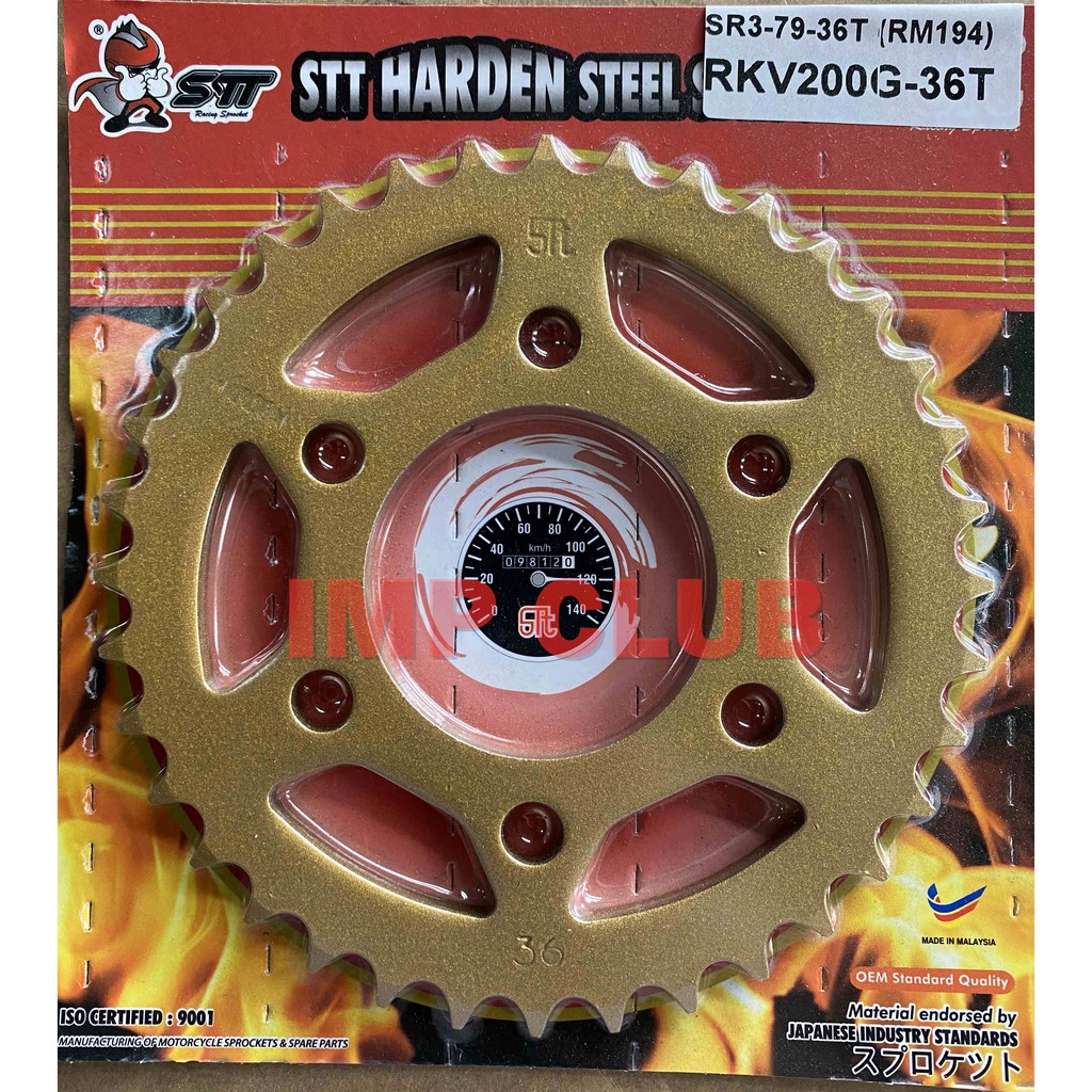 Stt Rear Sprocket Tnt Sm Sport Rkv G Cafe Racer