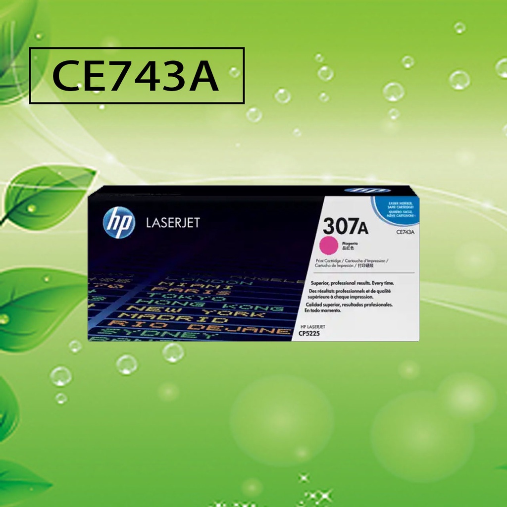 HP CE740A 307A Black Original LaserJet Toner Cartridge Shopee Malaysia