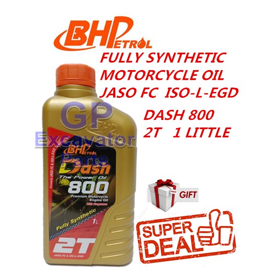 100 Original Oil BHP Dash 800 2T Fully Synthetic Motorcycle Engine