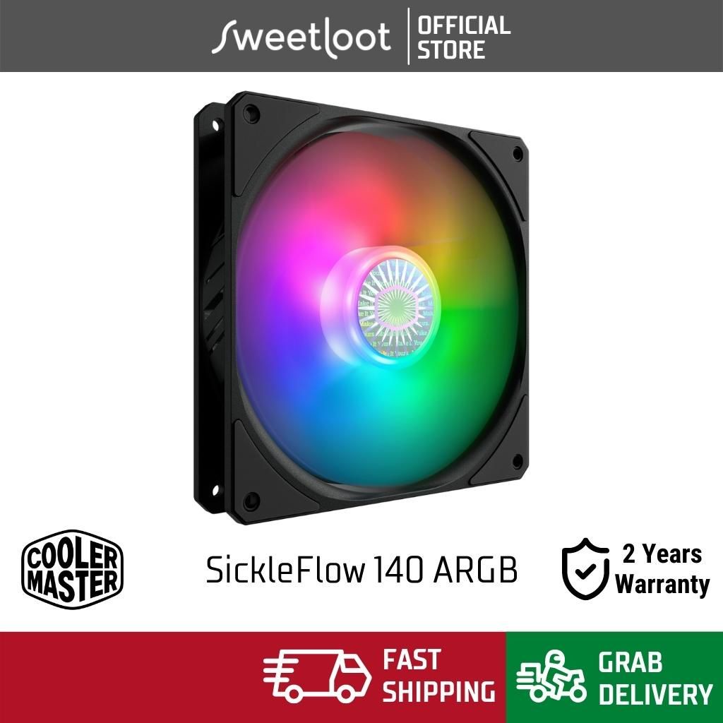 Cooler Master SickleFlow 140 ARGB 140mm PC Cooling Case Addressable RGB