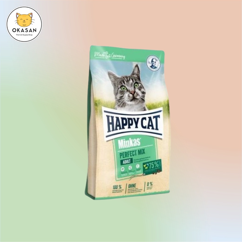 Happy Cat Minkas Perfect Mix Poultry Fish Lamb 10KG Shopee Malaysia