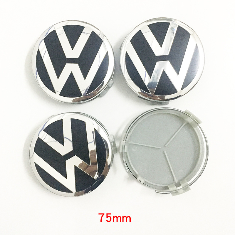 Ready Stock Pcs Mm Vw Emblems Car Wheel Center Cap Covers Hubcaps