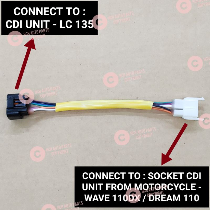 Cdi Converter Socket Lc Pnp Wave Dx Ex Dream