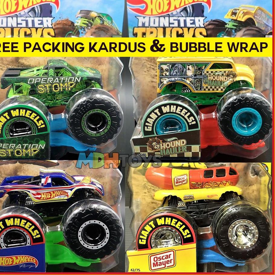 Hot Wheels Monster Trucks Includes Crushable Car Big Foot Donkey Kong