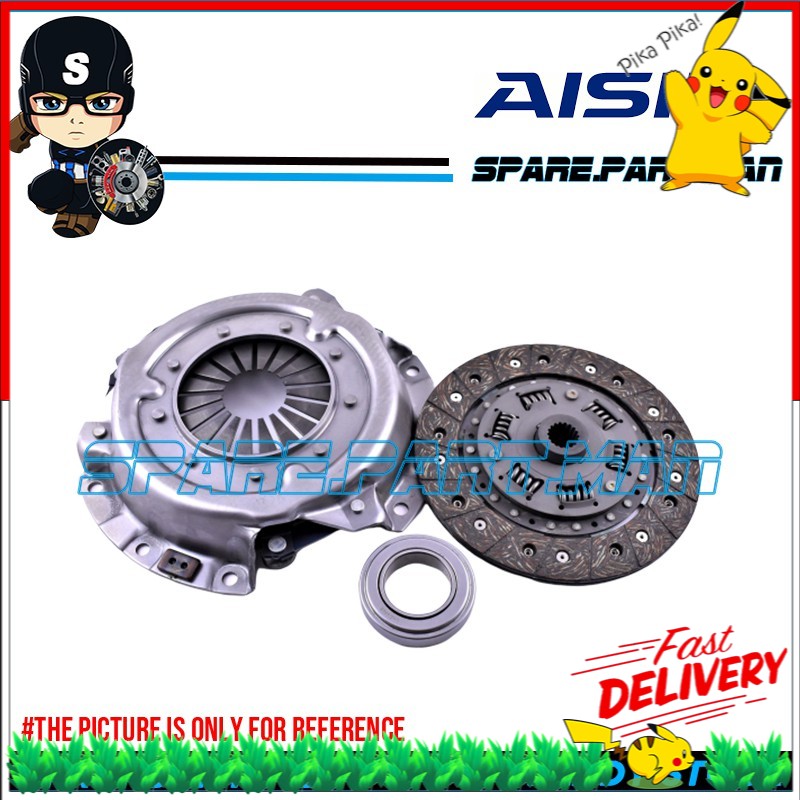 Clutch Kit Set Saga Iswara Wira Satria Aisin Japan