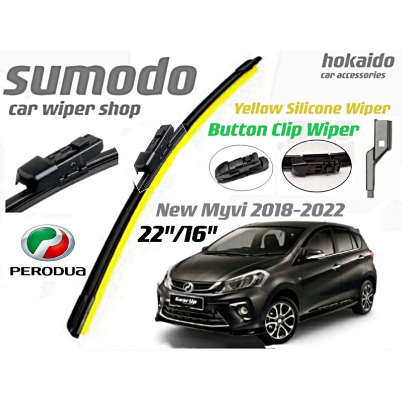 Sumodo Silicone Car Wiper Pair Pcs Perodua New Myvi