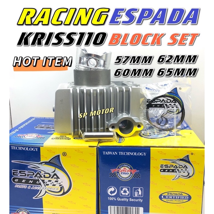 Original Espada Modenas Kriss Kriss Block Blok Cylinder