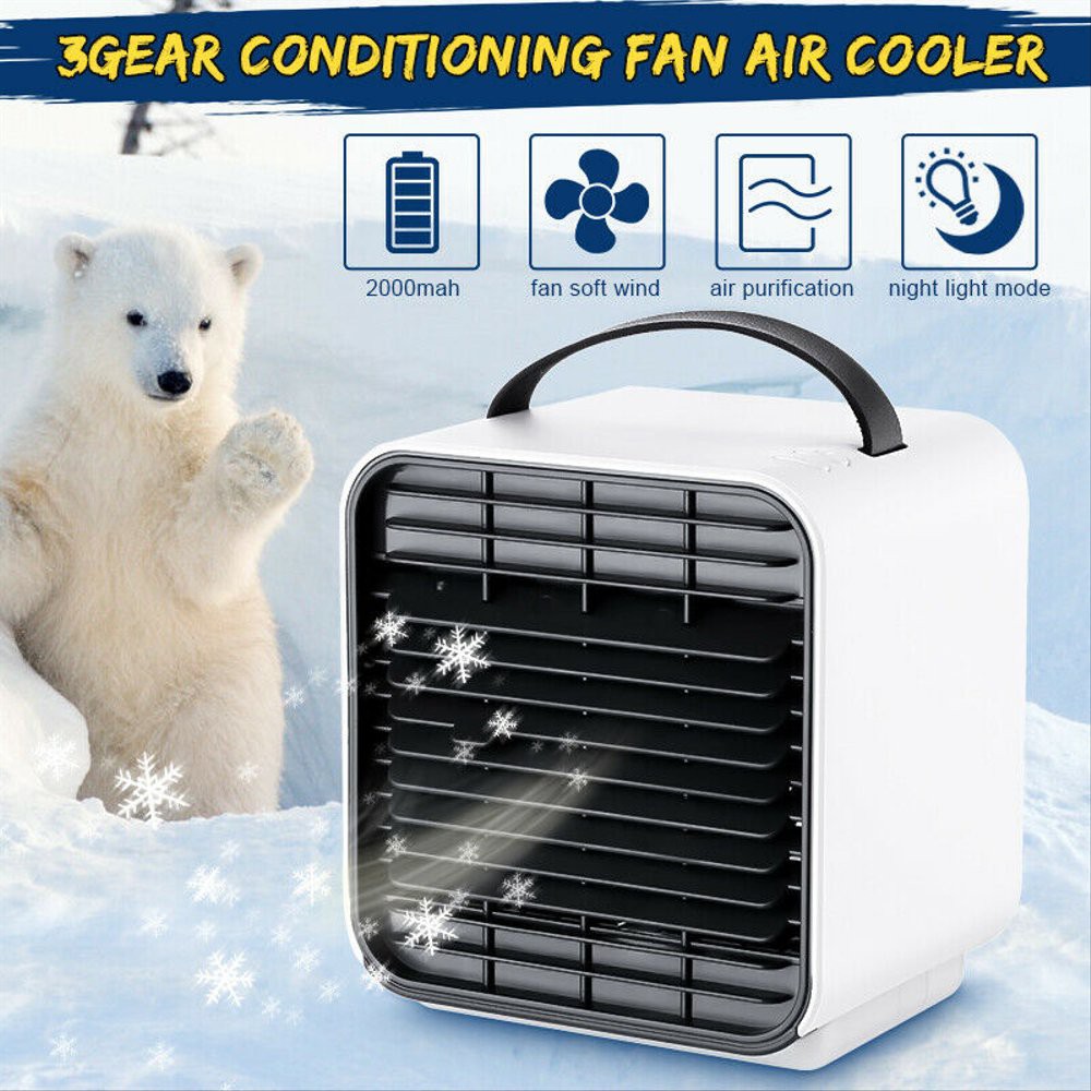 Mini Negative Ion Air Conditioning Fan Personal Space Air Cooler