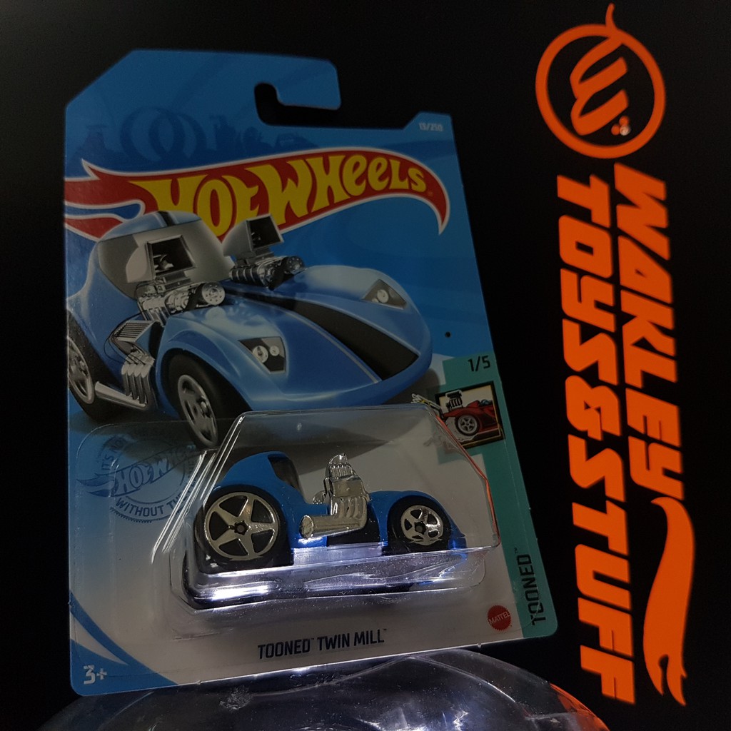 Hot Wheels TOONED TWIN MILL BLUE Shopee Malaysia