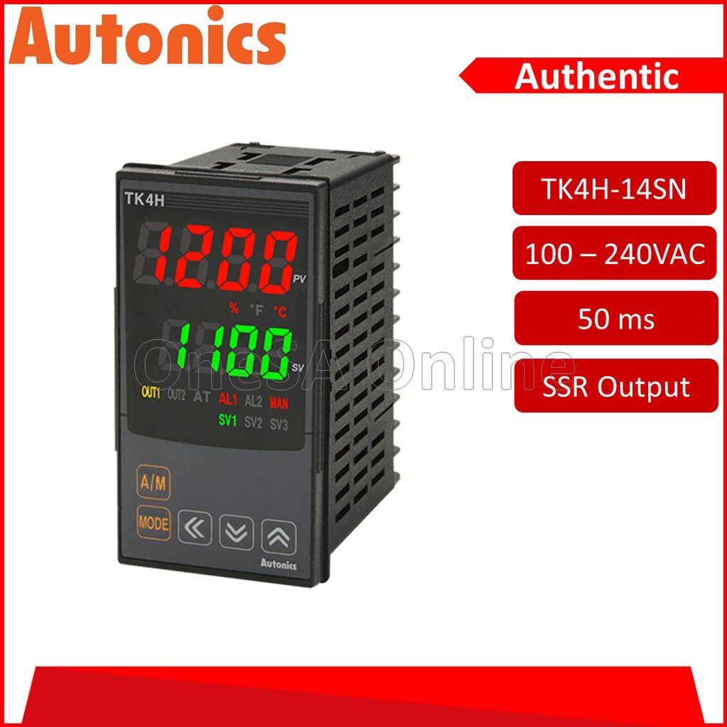 Autonics Temp Controller Alarm Ssrp Output Tk H Sn A