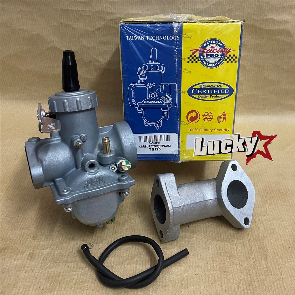 SUZUKI TS125 CARBURETOR RACING 24MM SENANG SETTING 100 ORI ESPADA TS