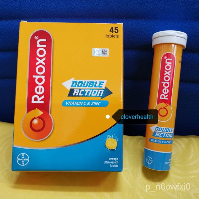 Redoxon Double Action Vitamin C Zinc Mg Effervescent Tablet