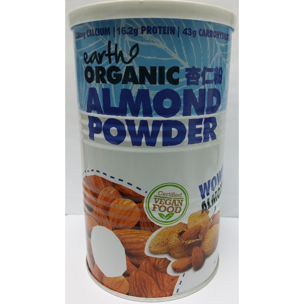 CLEARANCE Earth Living Organic Almond Powder 500g Exp 10 2023