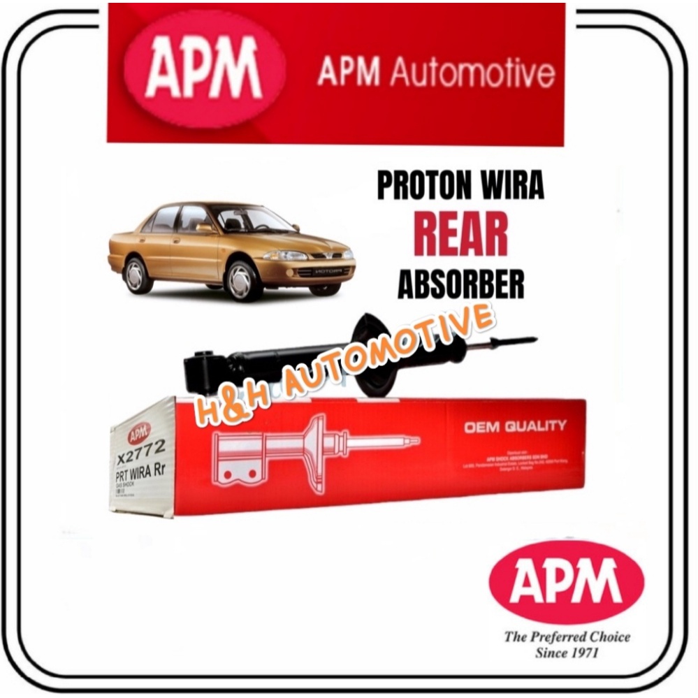 Pc Apm Rear Absorber For Proton Wira Gas Oil