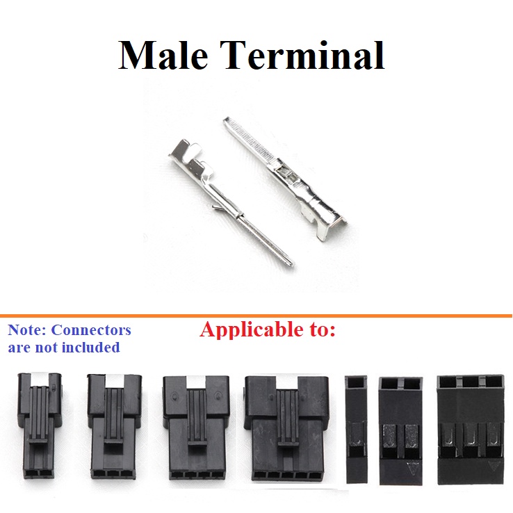 JST SM Terminal Pin Connector 10PCS Set Male Female Pin 2 54mm