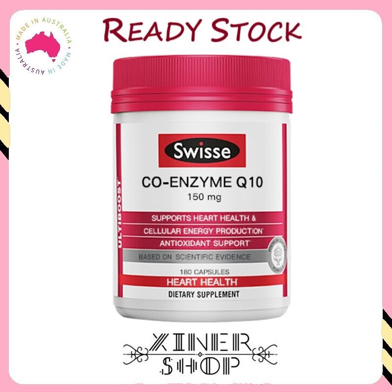 Ready Stock EXP 02 2026 Swisse Ultiboost Co Enzyme Q10 150mg 180