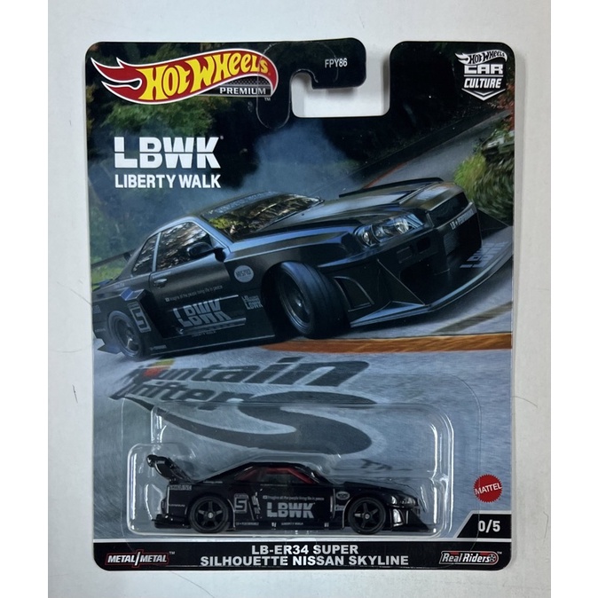 Hot Wheels Premium Car Culture Mountain Drifters Lb Er Super Silhouette Nissan Skyline Chase