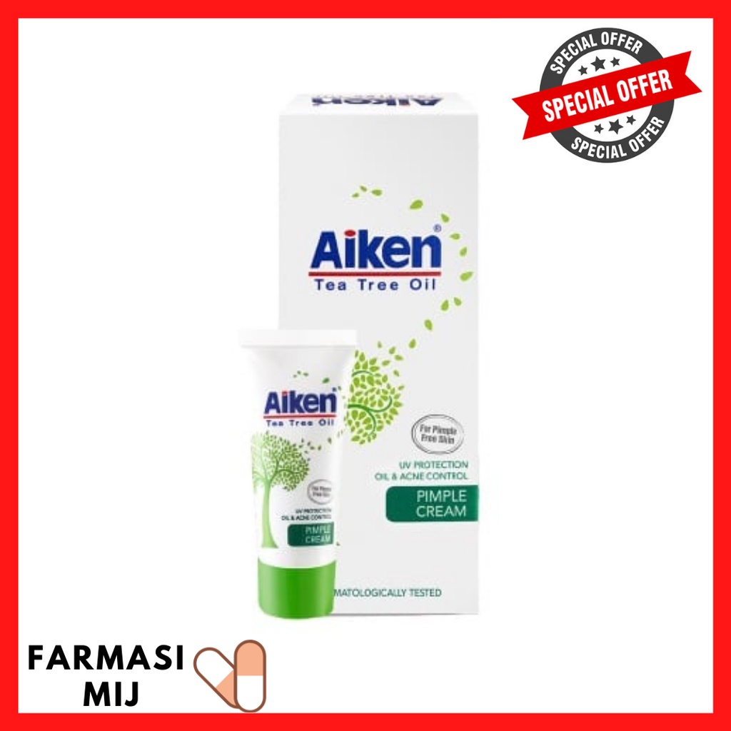 AIKEN TEA TREE OIL PIMPLE CREAM 20G EXP 12 2023 Shopee Malaysia