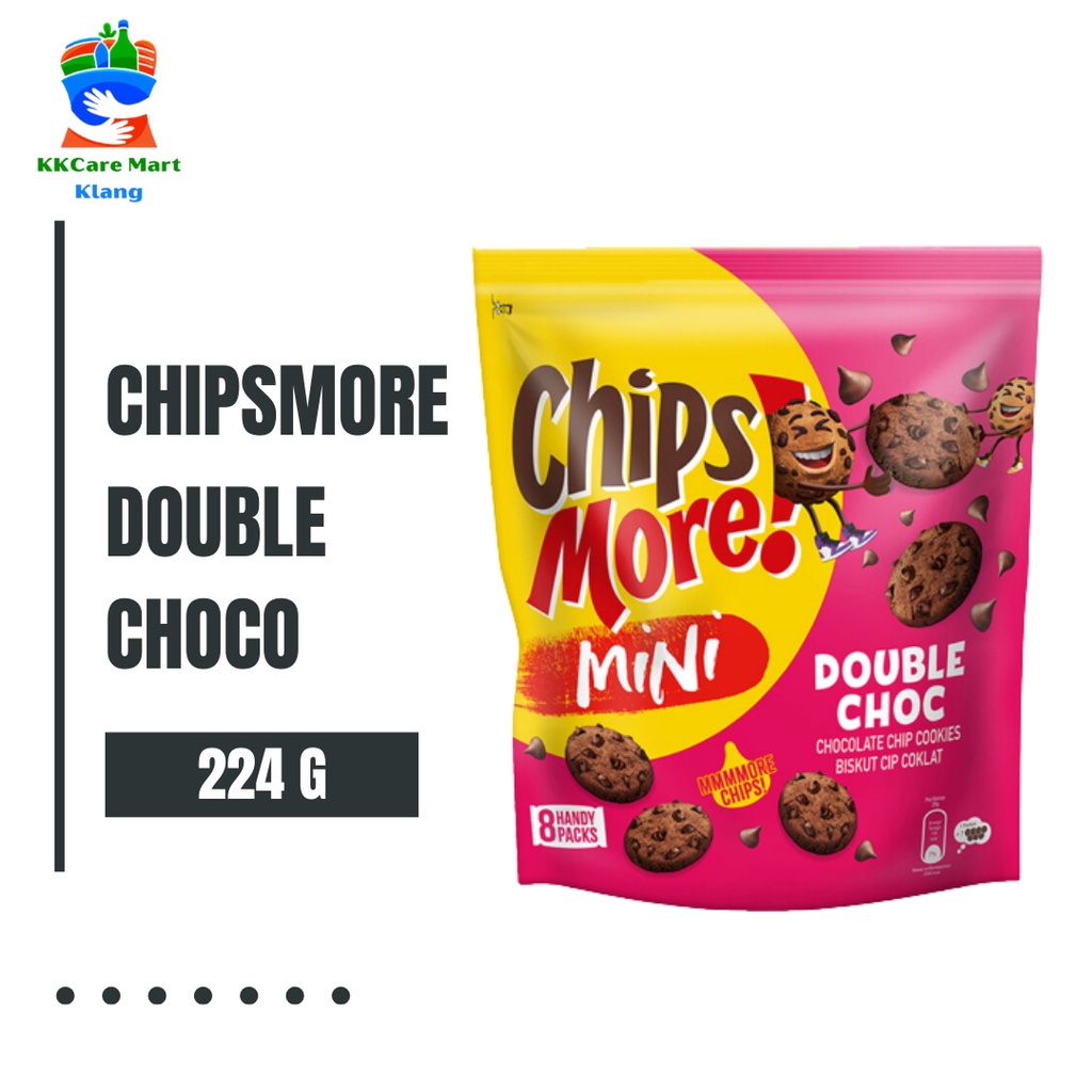 Chipsmore Mini Multipack Double Choc Chocolate Chip Cookies X G