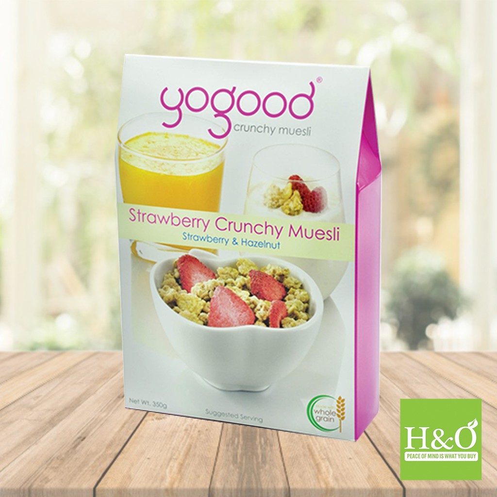 Yogood Crunchy Muesli Strawberry Hazelnut Shopee Malaysia