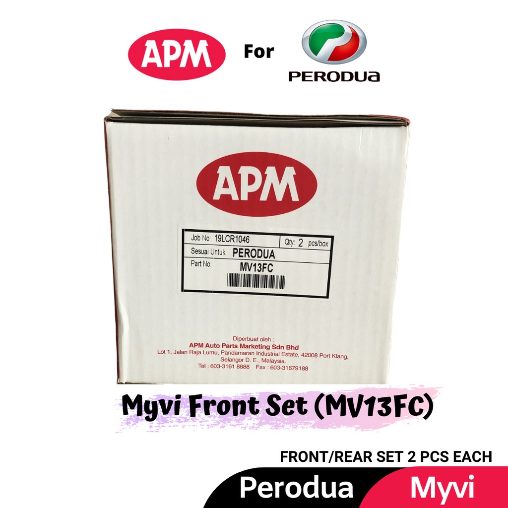 APM Myvi 1st Generation Lagi Best Coil Spring Front Rear Set