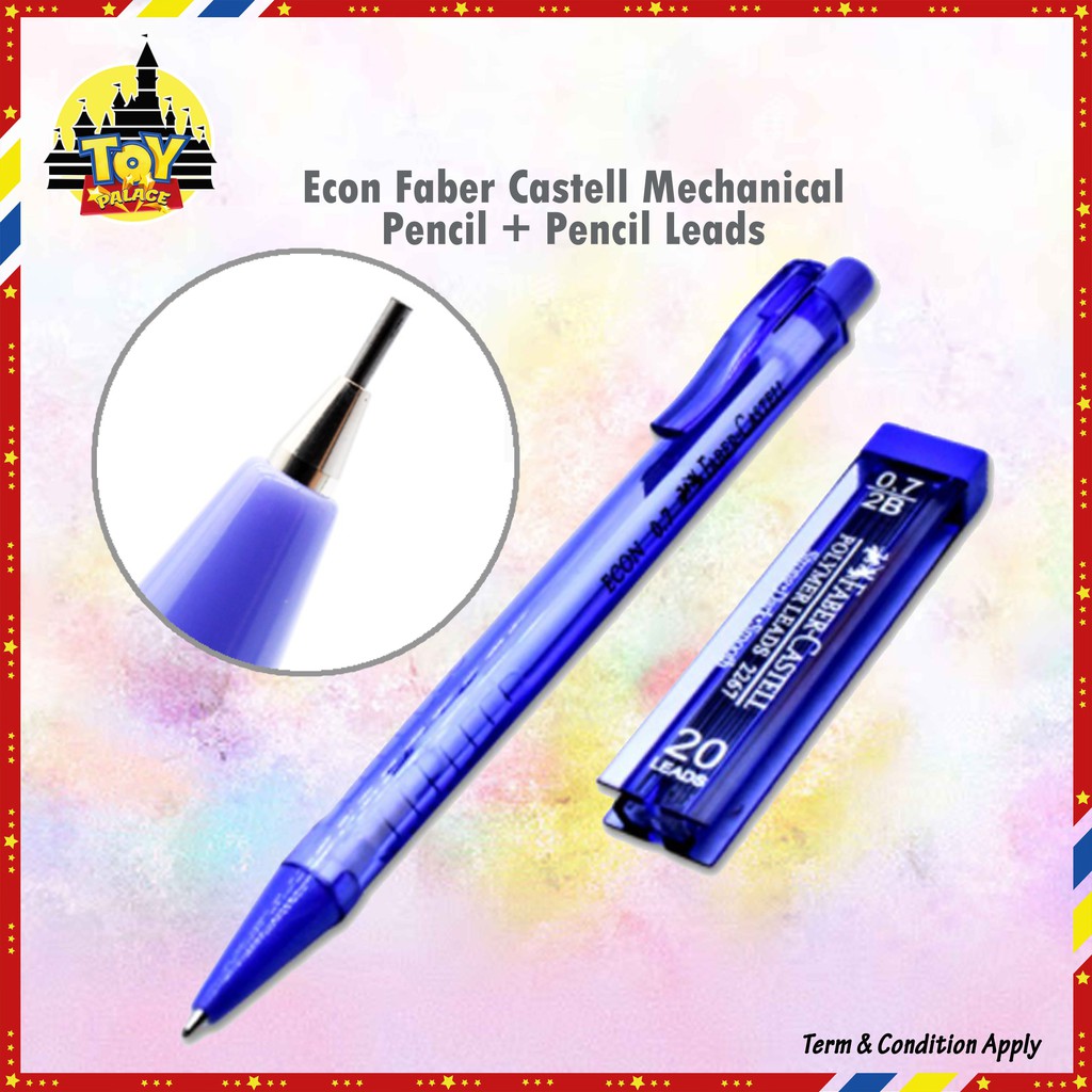 Ready Stock Econ Faber Castell Mechanical Pencil Pencil Leads