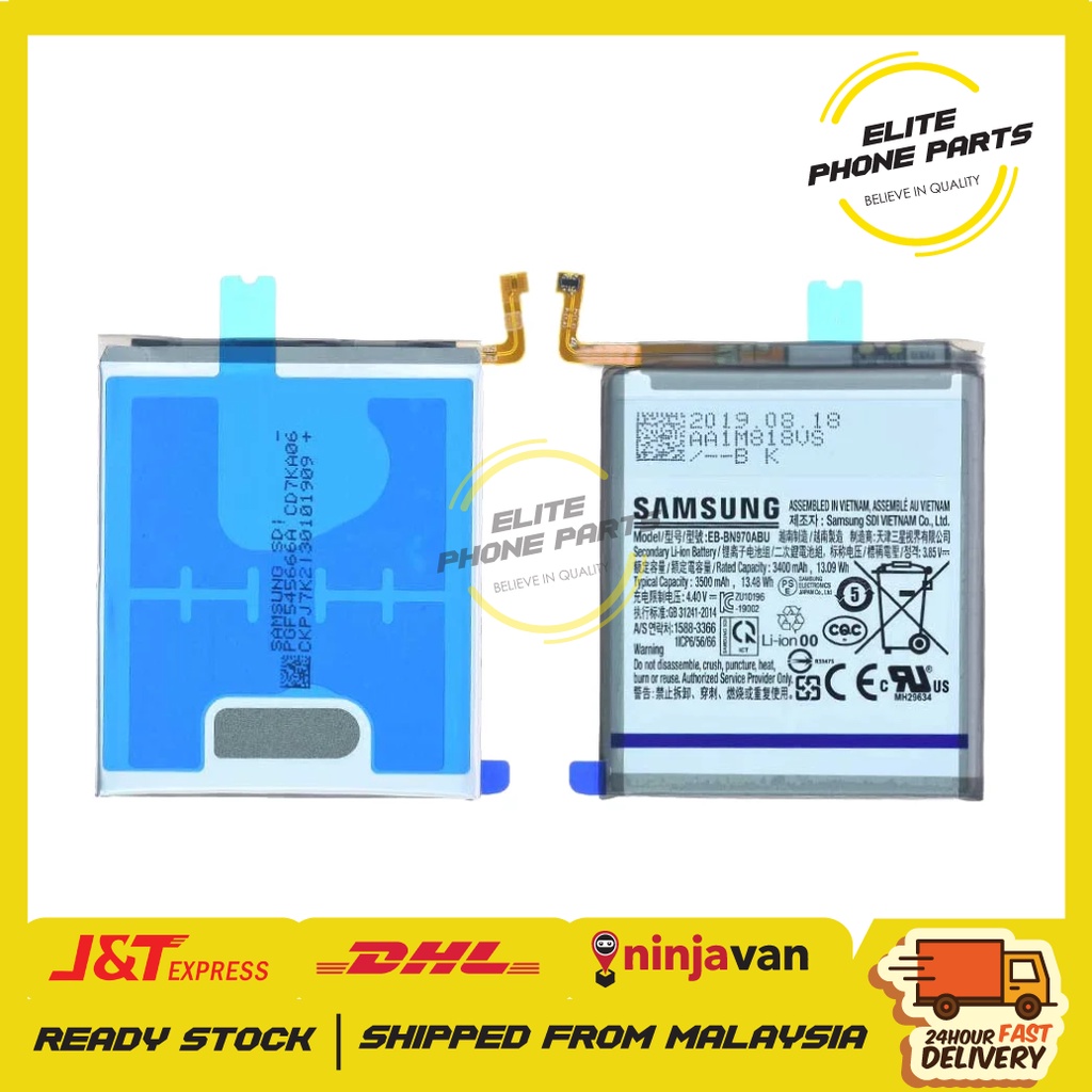 Elite Samsung GALAXY Note 10 N970 Battery Replacement Part Shopee