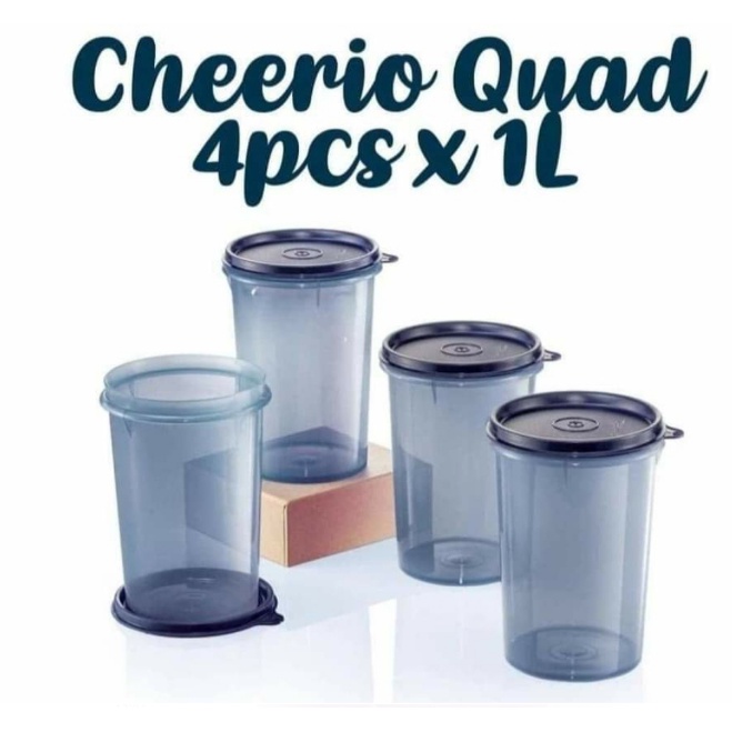 Tupperware Cheerio Quad Liter Shopee Malaysia